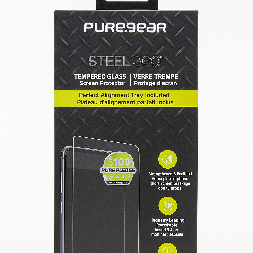 Puregear Steel 360 Tempered Glass Screen Protector (With Installation Tray) For The Samsung Galaxy S10e
