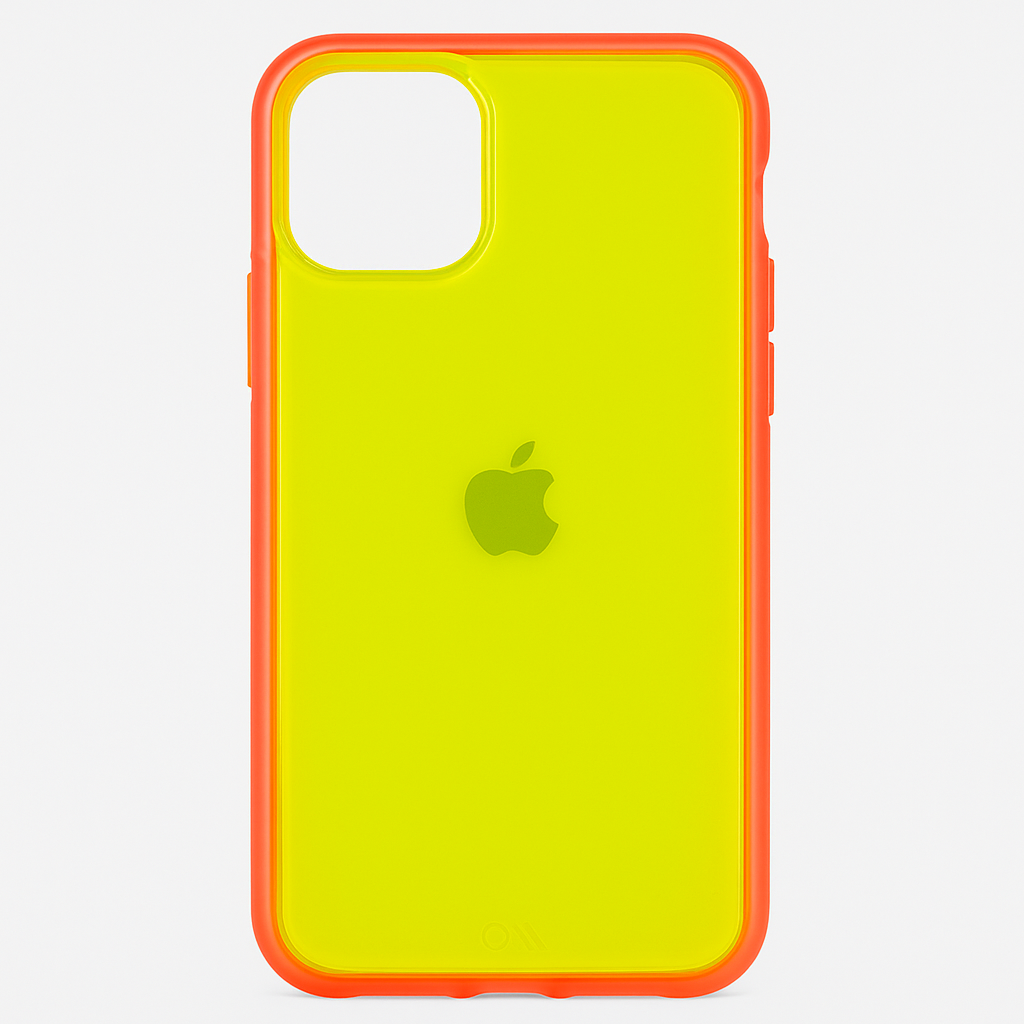Case-Mate - Tough Neon - Case For Iphone 11 Pro - 5.8 Inch - Yellow/Pink Neon