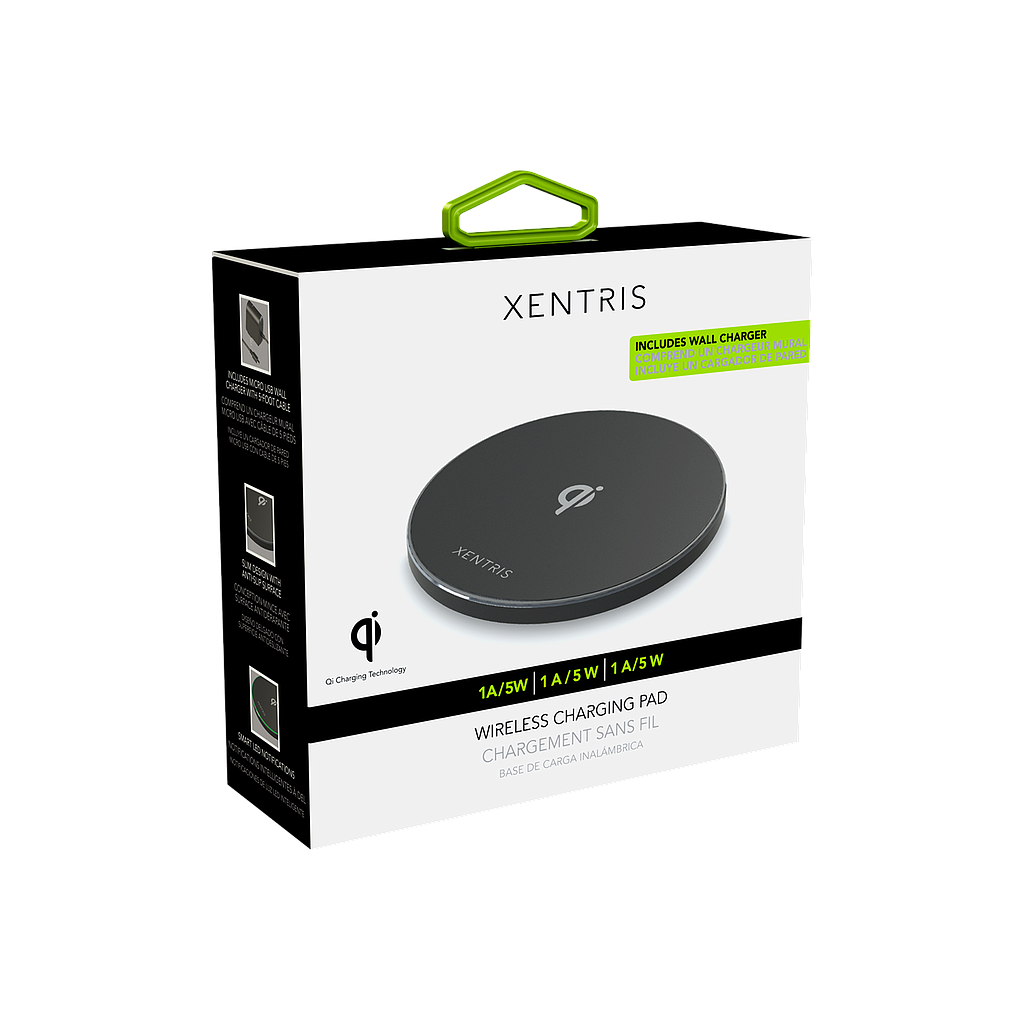 Xentris 5w Qi Wireless Charging Pad - Black