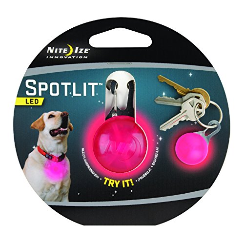 Spotlit Led Carabiner Light - Pink